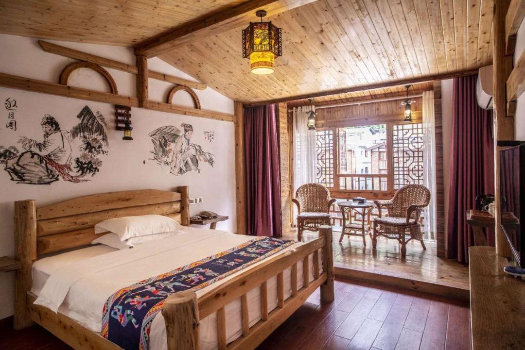 Mountain View Guesthouse Zhangjiajie Exteriör bild