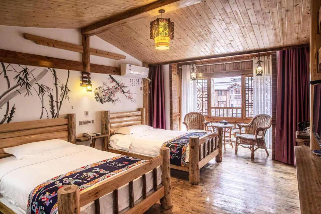 Mountain View Guesthouse Zhangjiajie Exteriör bild