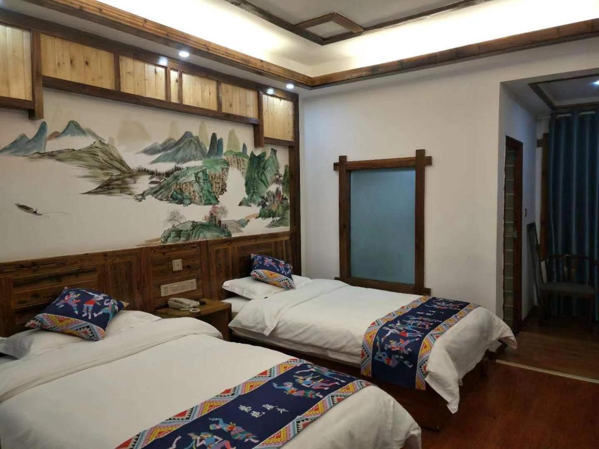 Mountain View Guesthouse Zhangjiajie Exteriör bild