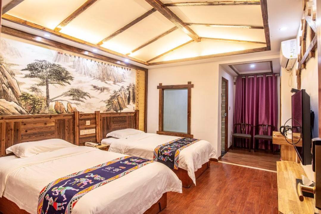 Mountain View Guesthouse Zhangjiajie Exteriör bild