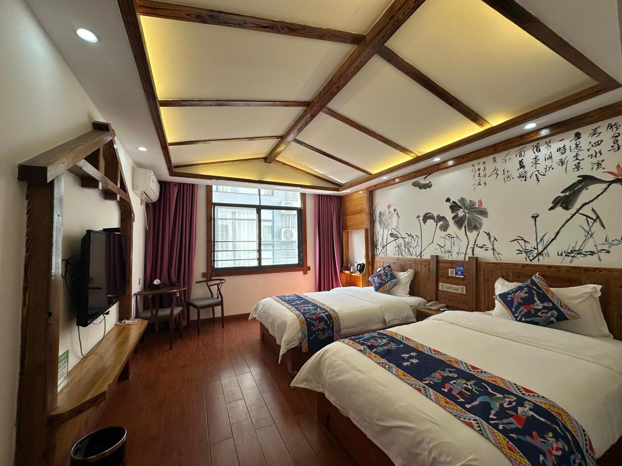 Mountain View Guesthouse Zhangjiajie Exteriör bild