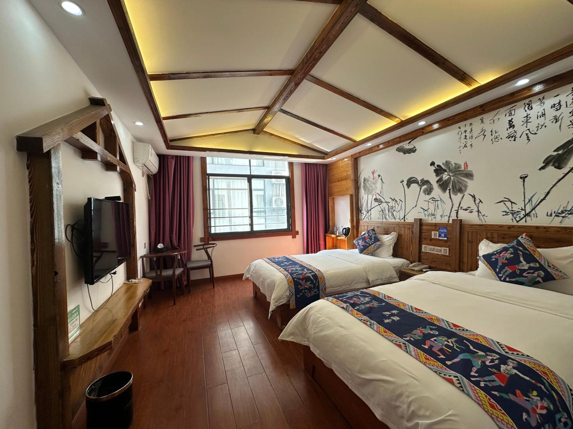 Mountain View Guesthouse Zhangjiajie Exteriör bild